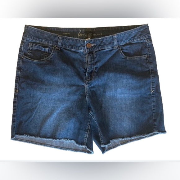 Lane Bryant Pants - Lane Bryant Women's Dark Denim Shorts